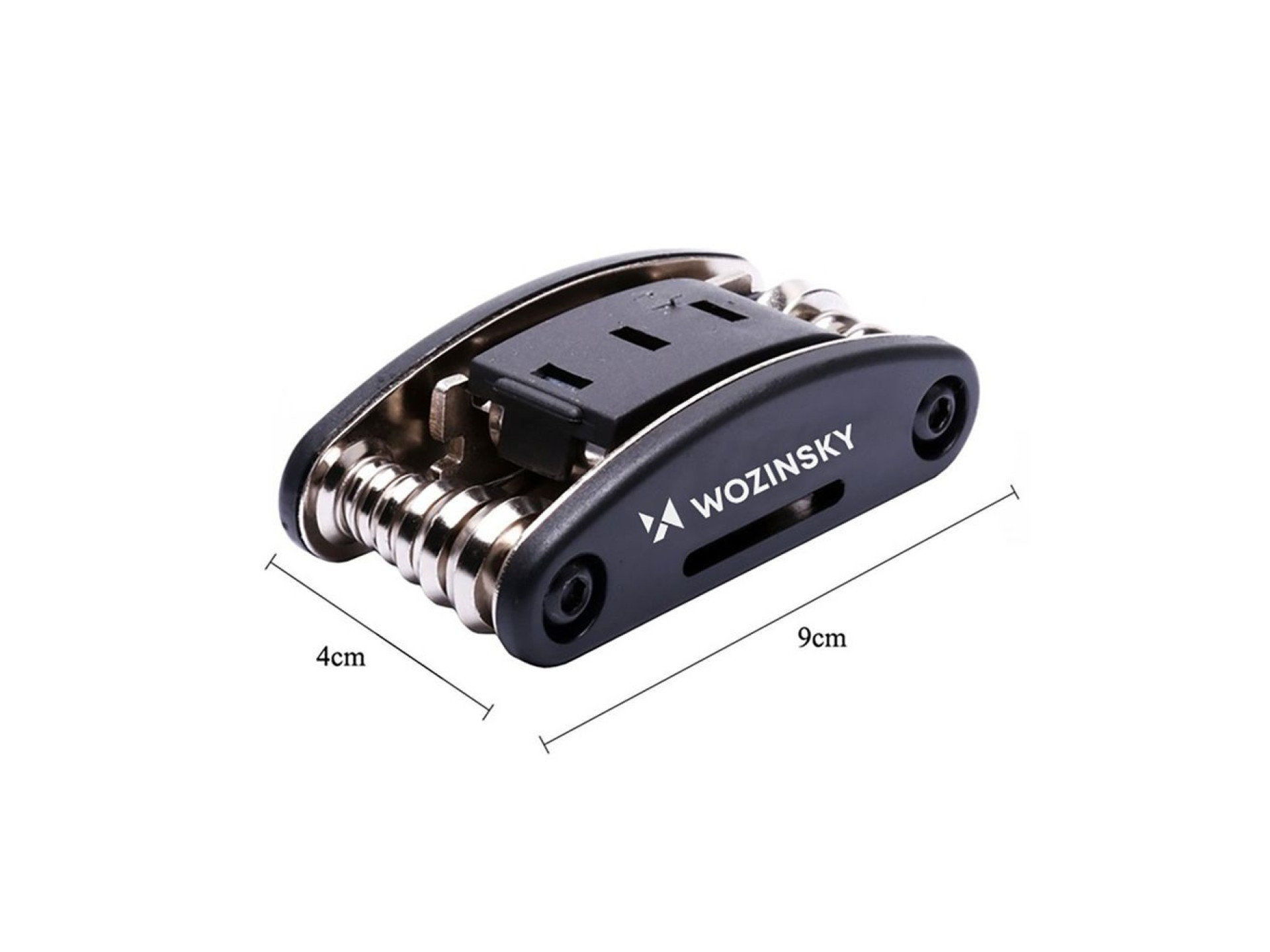 Wozinsky WWZ-01N 16-in-1 Multifunctional Bicycle Repair Tool Set - Black