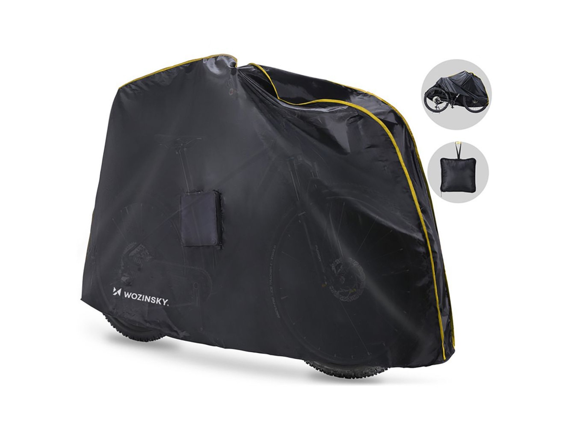 Capa Wozinsky WPP-01O - Capa protetora antipoeira e antiumidade para scooter e bicicleta - Preta
