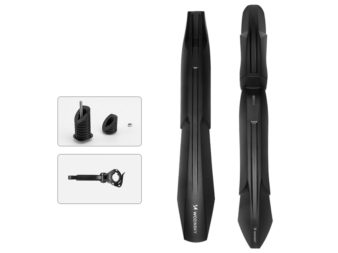 Juego de guardabarros universales Wozinsky WZB-01 - Negro