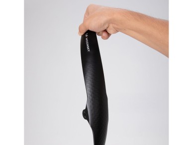Guardabarros universal ajustable para bicicleta Wozinsky WBR-01 - negro