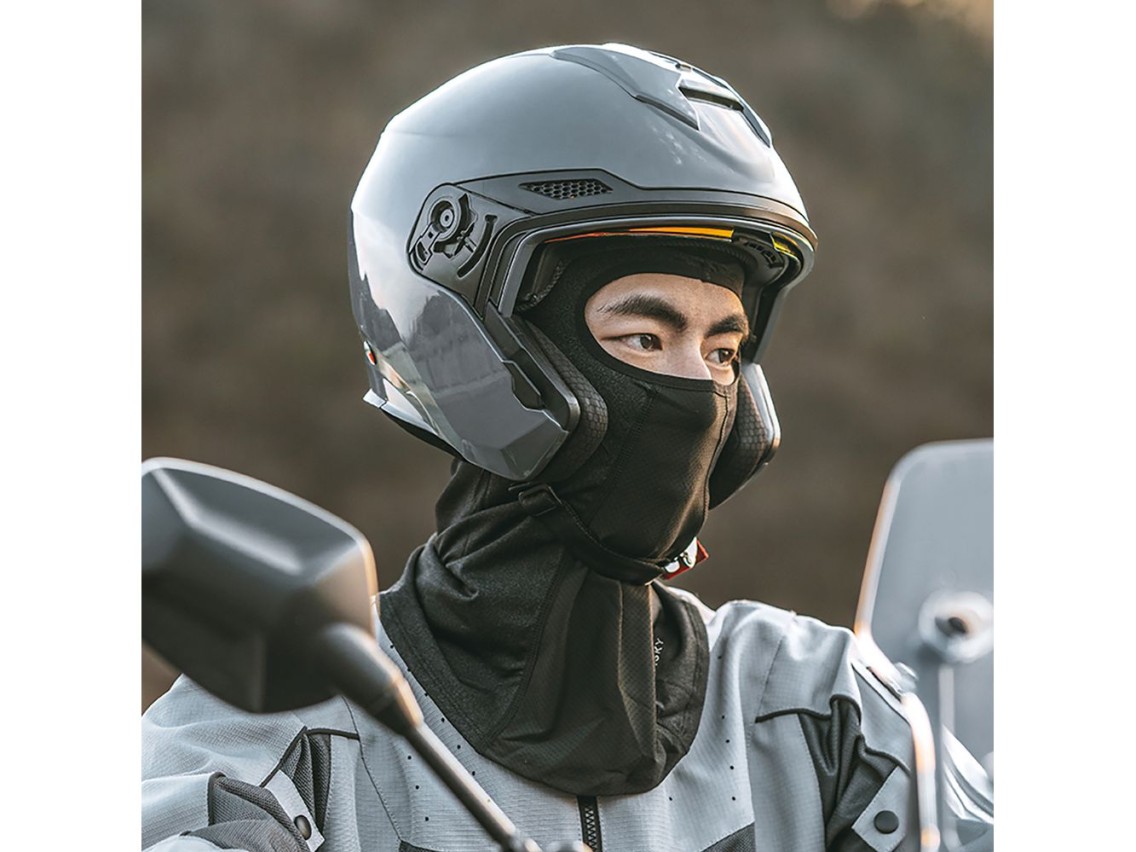 Wozinsky WKM-03B face mask motorcycle bicycle winter balaclava - black