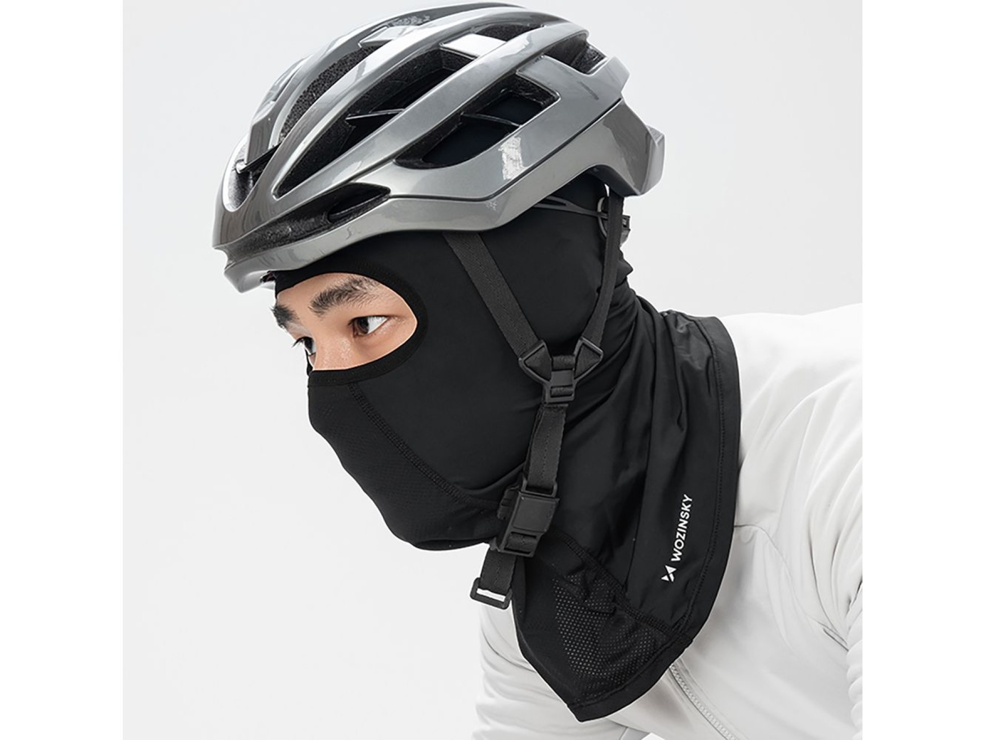 Wozinsky WKM-01B face mask motorcycle bicycle balaclava - black