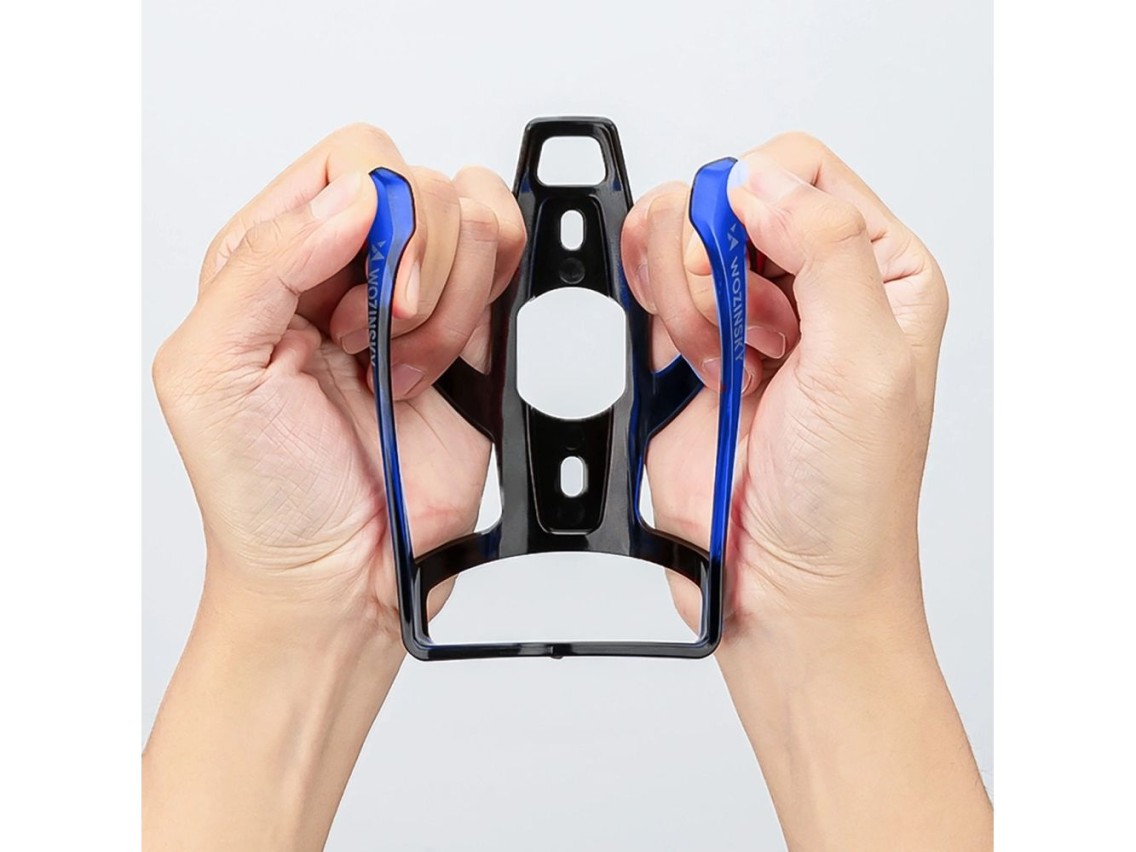 Suporte para garrafa de bicicleta Wozinsky WUR-01BB - Preto e Azul