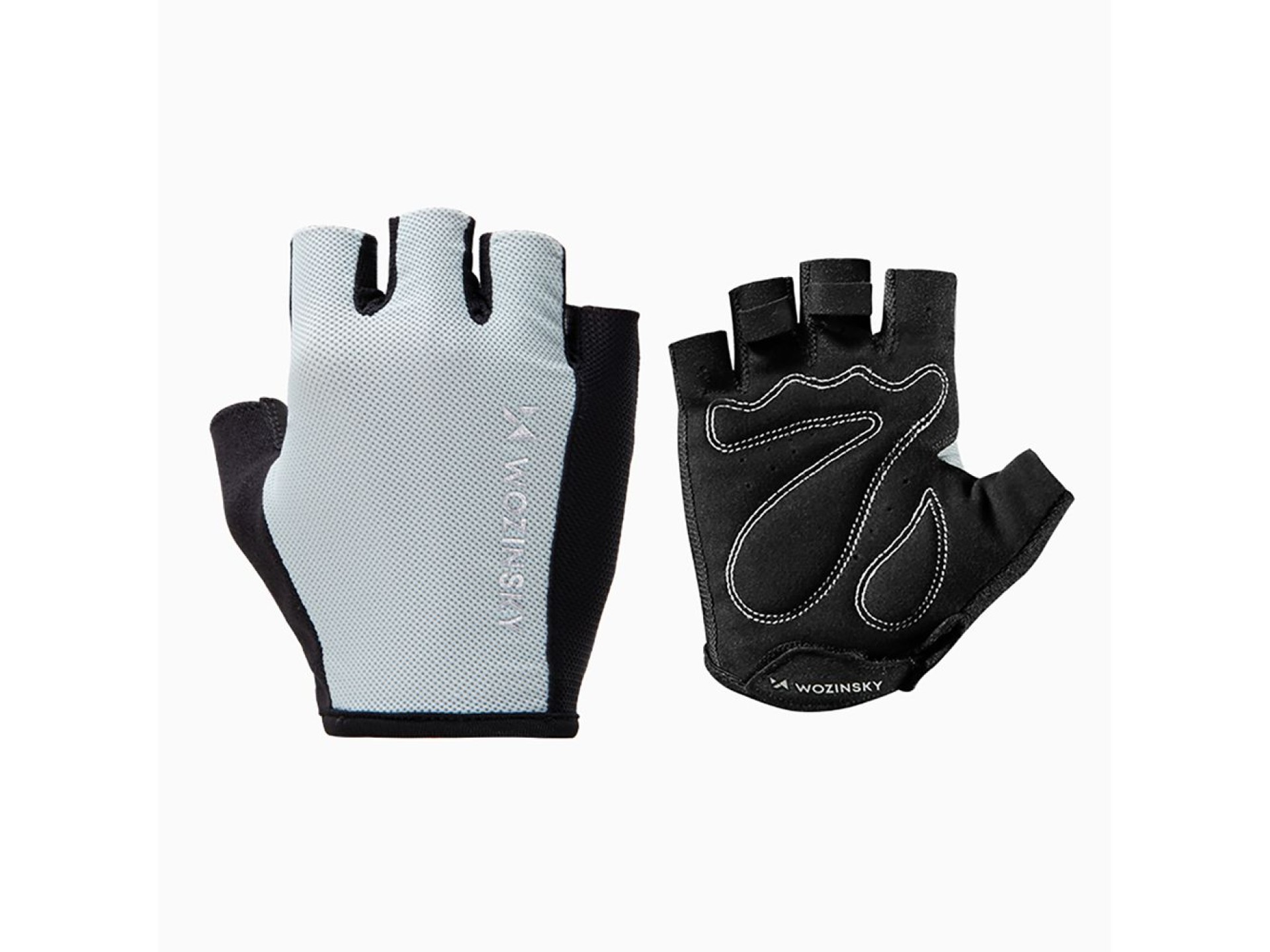 Luvas de ciclismo Wozinsky WRR-02XL tamanho XL - cinza