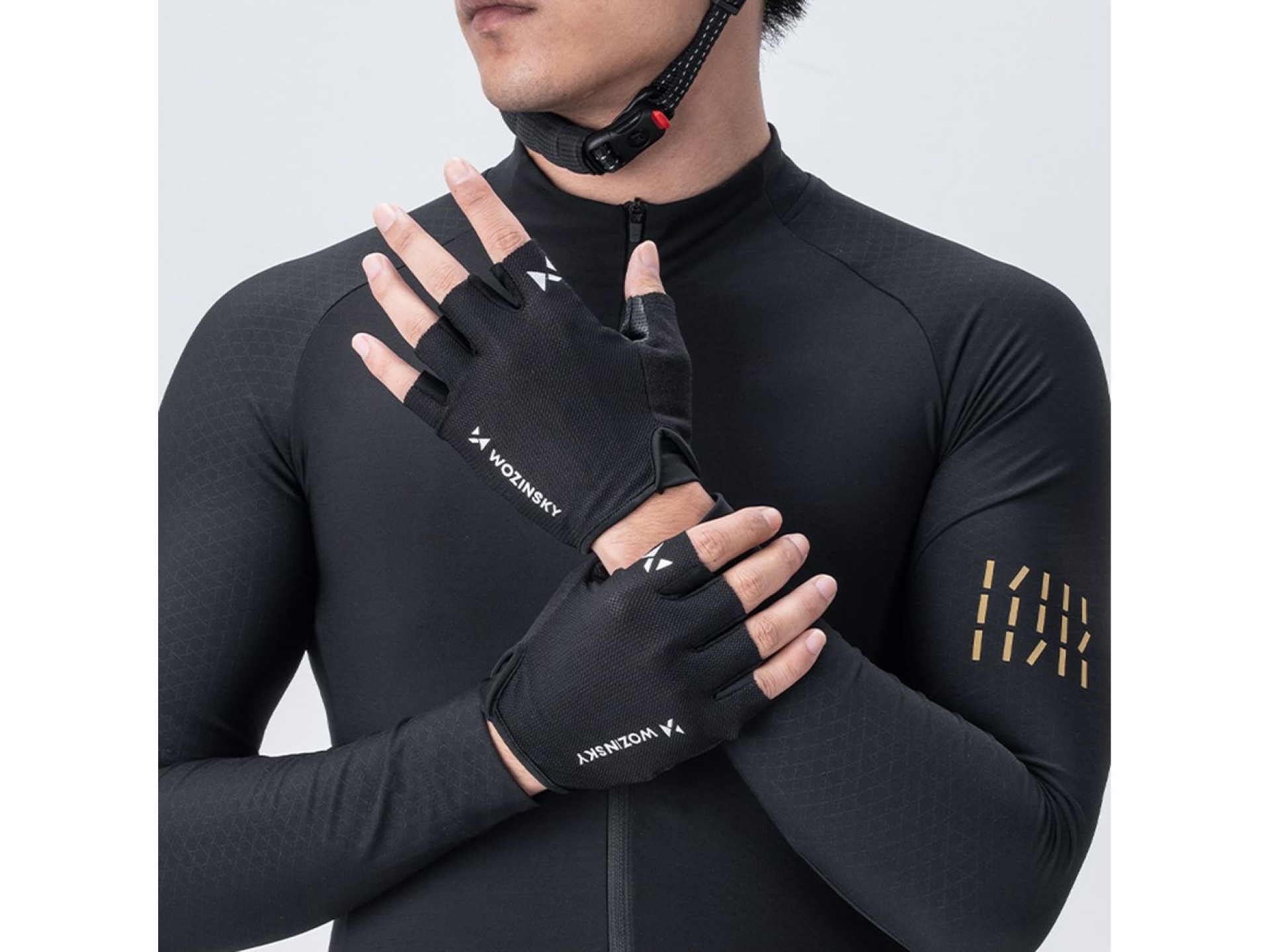 Wozinsky WRR-01M cycling gloves size M - black