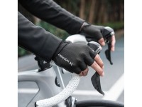 Wozinsky WRR-01L cycling gloves size L - black Wozinsky WRR-01L cycling gloves size L - black