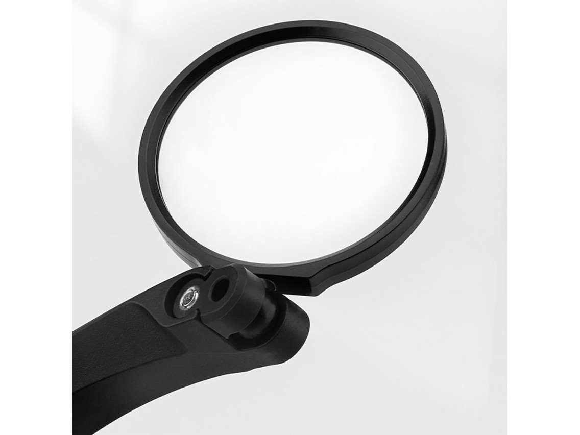 Espelho retrovisor esquerdo para bicicleta Wozinsky WLR-01I - Preto
