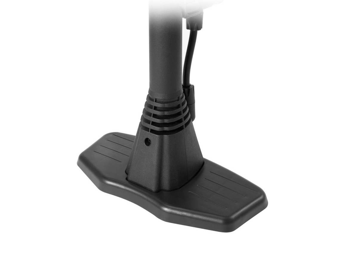 Bomba de pie para bicicleta Wozinsky WPR-02 - Negra