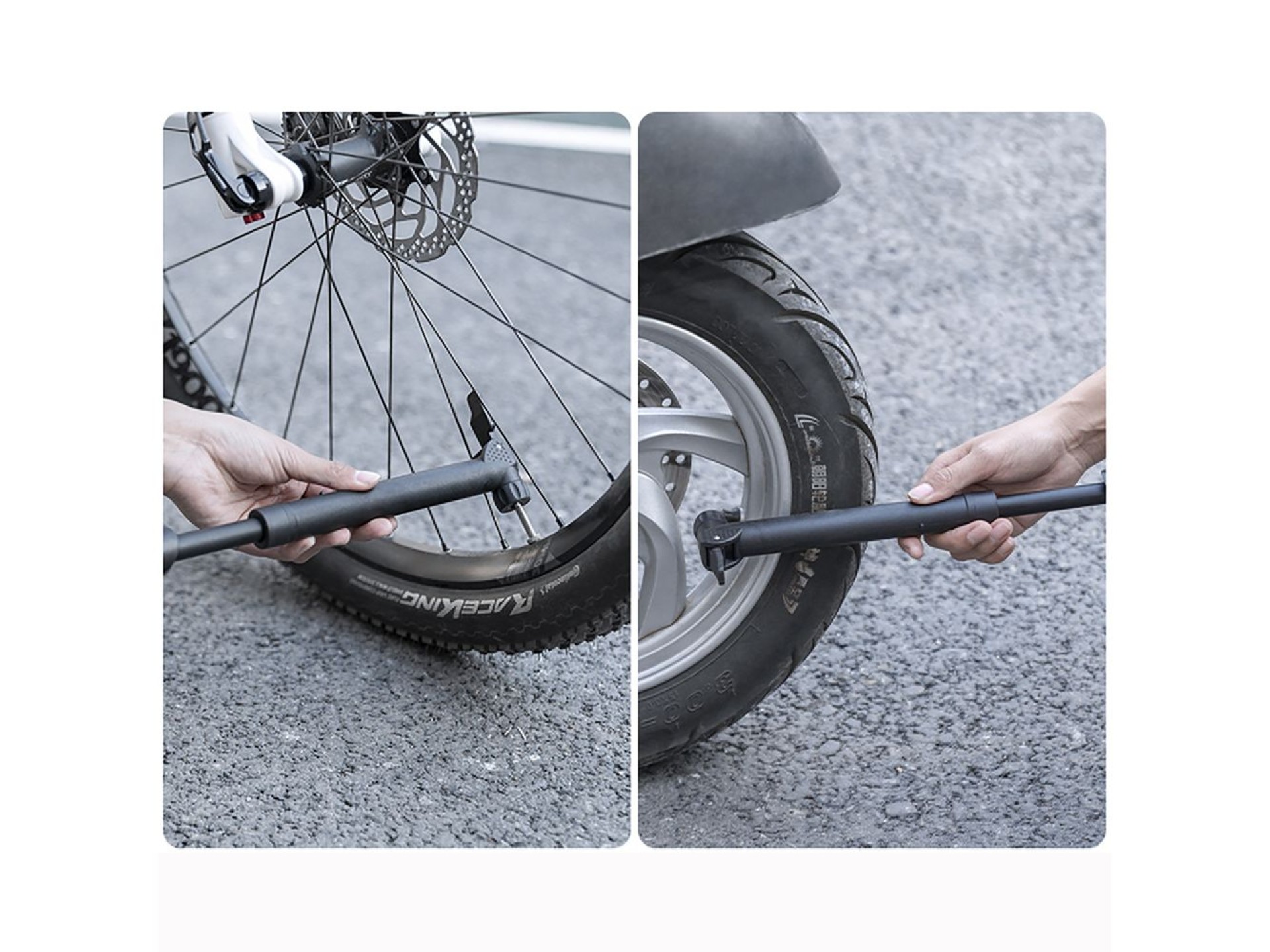 Bomba de bicicleta Wozinsky WPR-01 - Negra