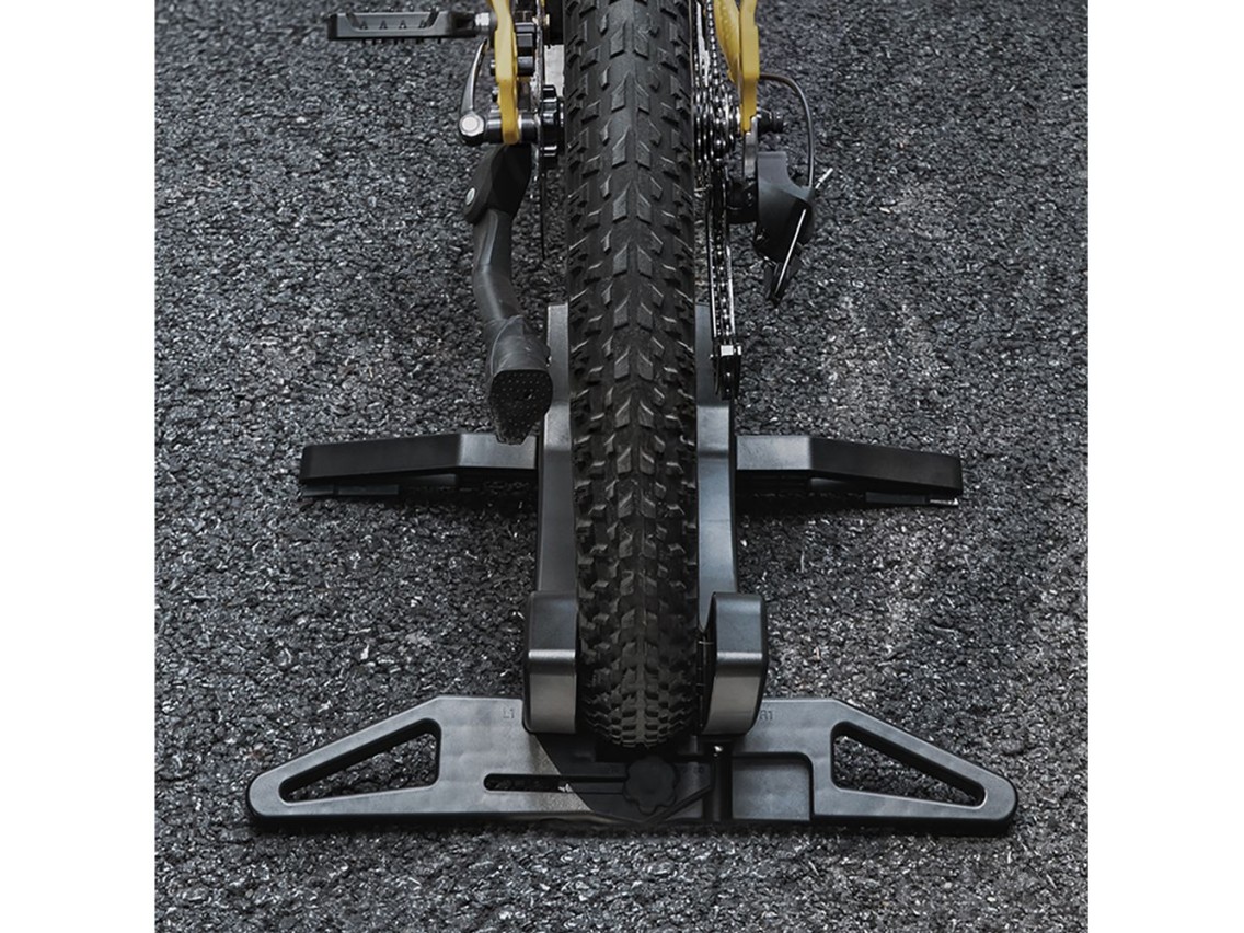 Soporte para bicicleta Wozinsky WSR-02, estable, para ruedas de bicicleta - negro