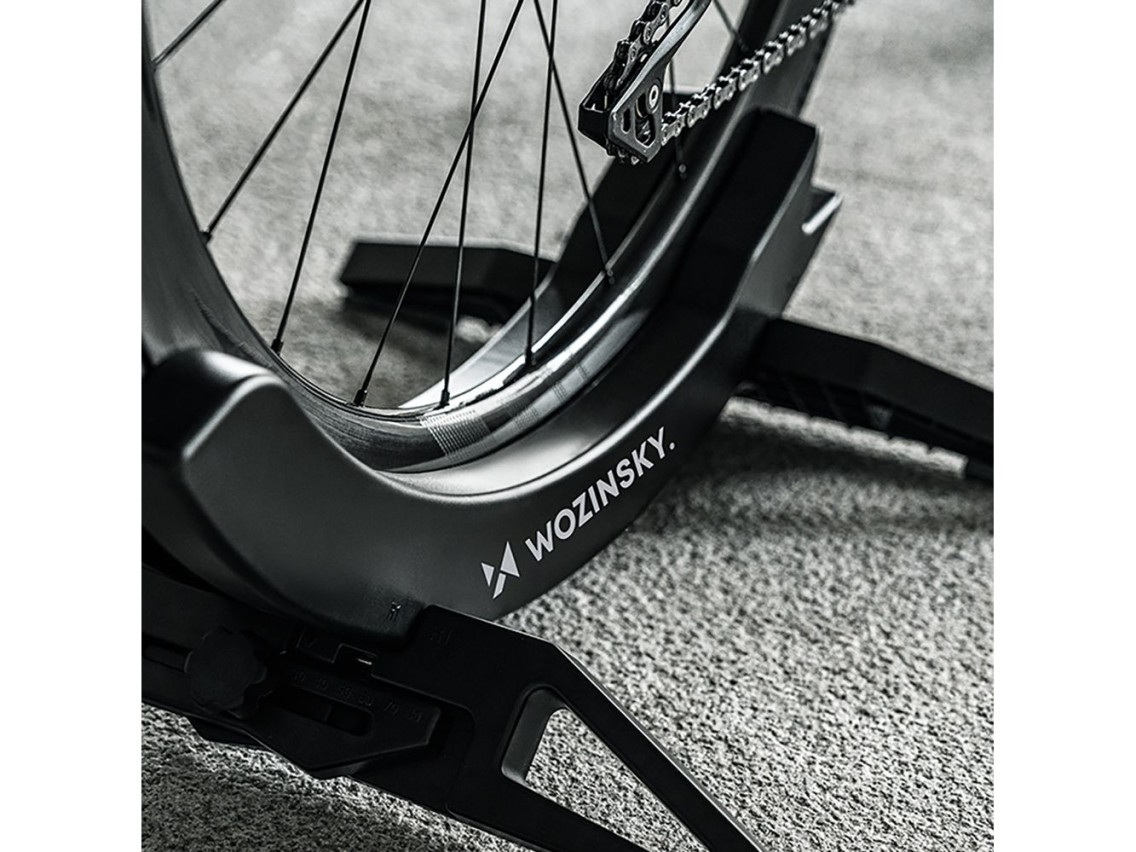 Soporte para bicicleta Wozinsky WSR-02, estable, para ruedas de bicicleta - negro