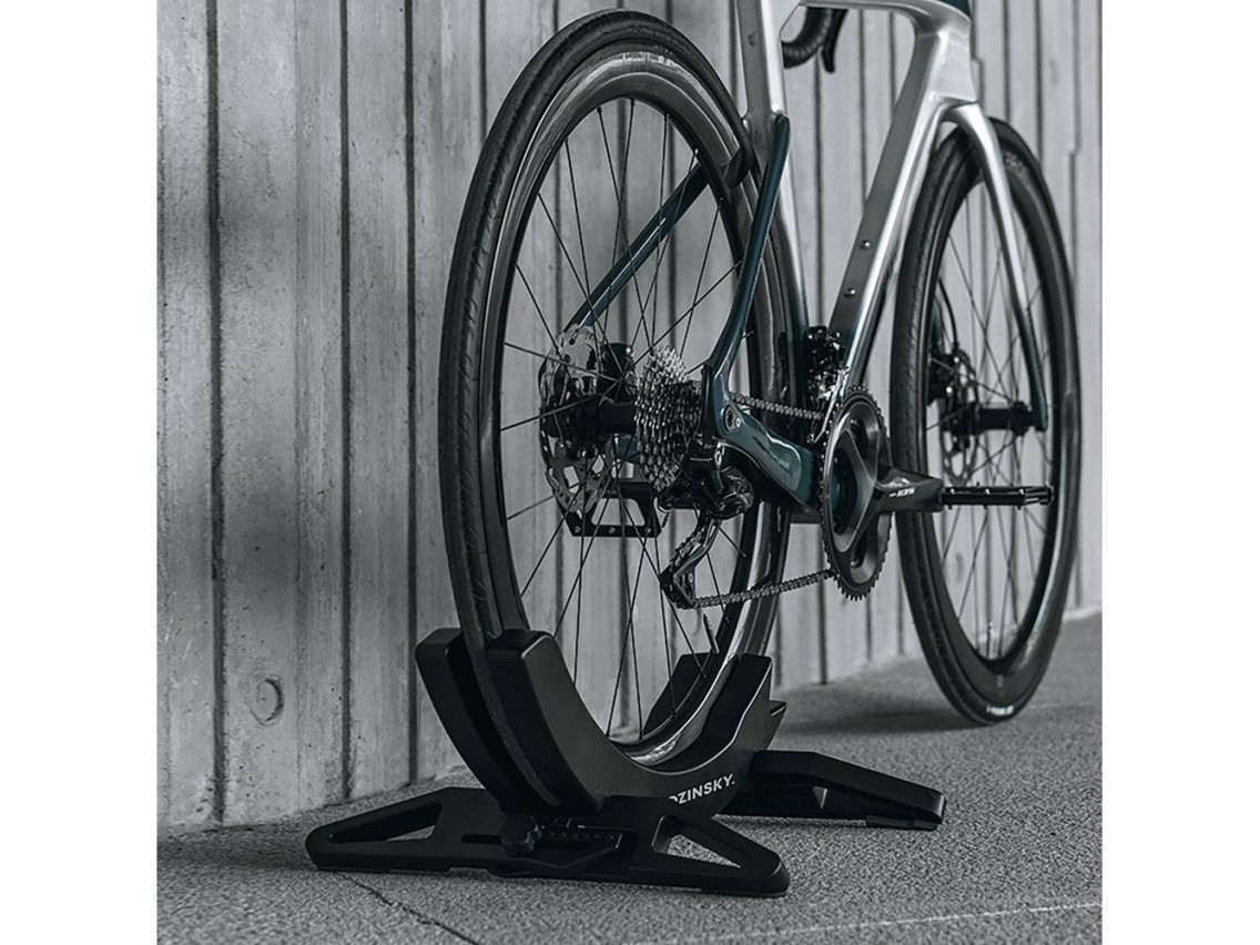 Soporte para bicicleta Wozinsky WSR-02, estable, para ruedas de bicicleta - negro