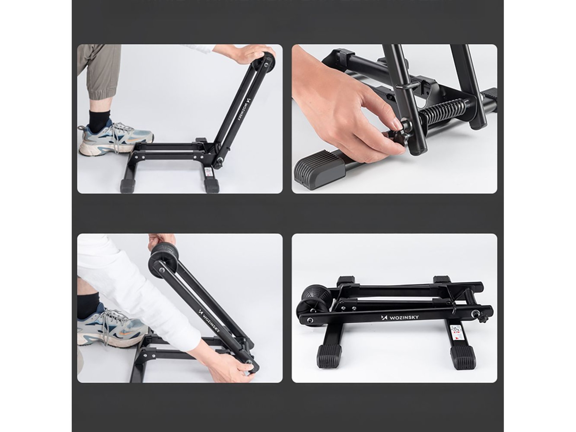 Wozinsky WSR-01 Folding Service Bike Stand - Black