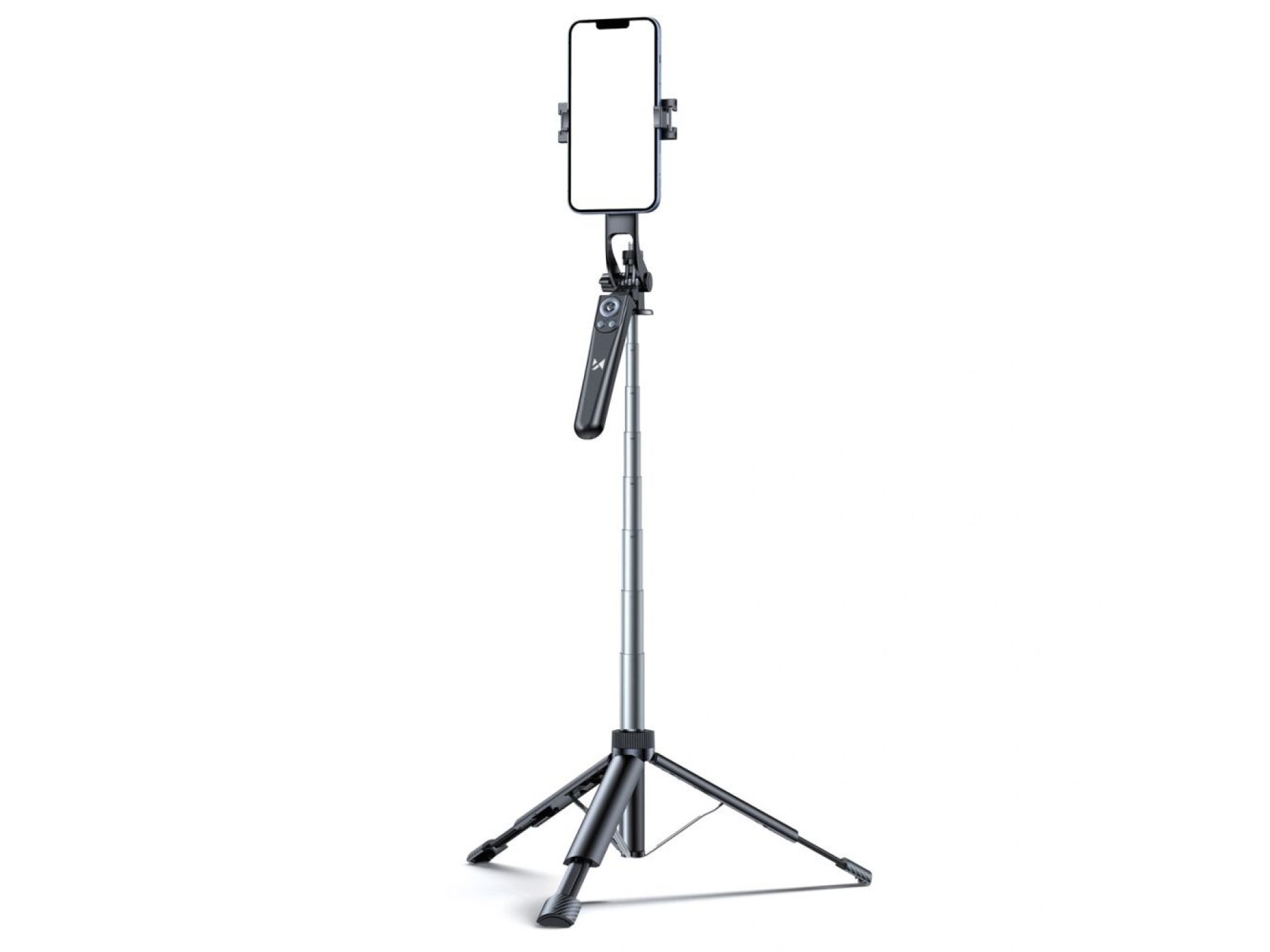 Palo selfie Wozinsky WC1Y70S trípode telescópico de 1,7 m con soporte para teléfono - negro