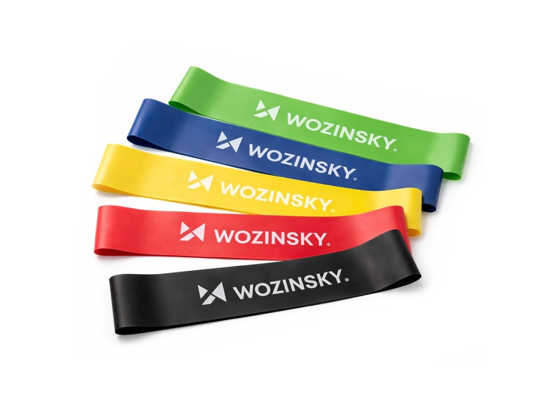 Faixas de resistência de látex Wozinsky WGO-5 - 5 unidades.