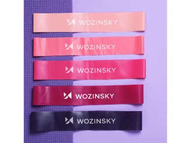 Wozinsky WGO-5A TPE resistance bands - 5 pcs.