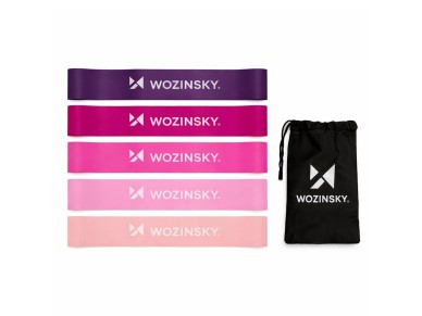Wozinsky WGO-5A TPE resistance bands - 5 pcs.