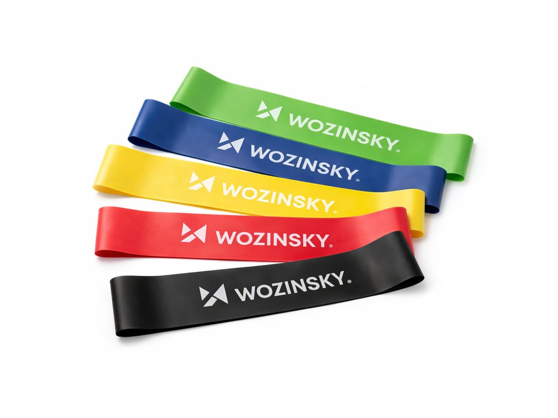 Faixas de resistência de látex Wozinsky WGO-5 - 5 unidades.