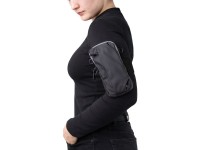 Bolsa de celular de braço Wozinsky WSDB-B para corrida - preta Bolsa de celular de braço Wozinsky WSDB-B para corrida - preta