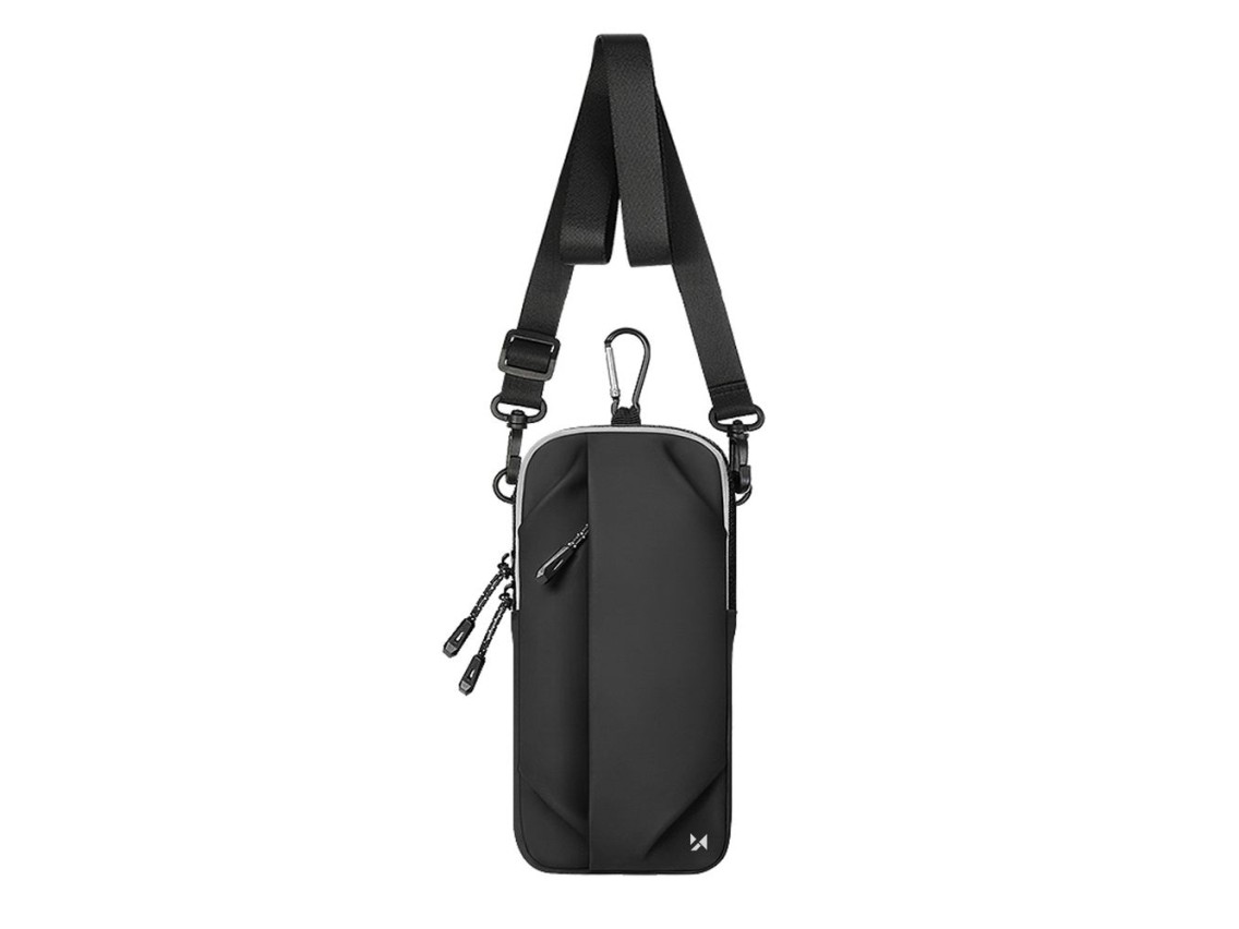 Bolsa de celular de braço Wozinsky WSDB-B para corrida - preta