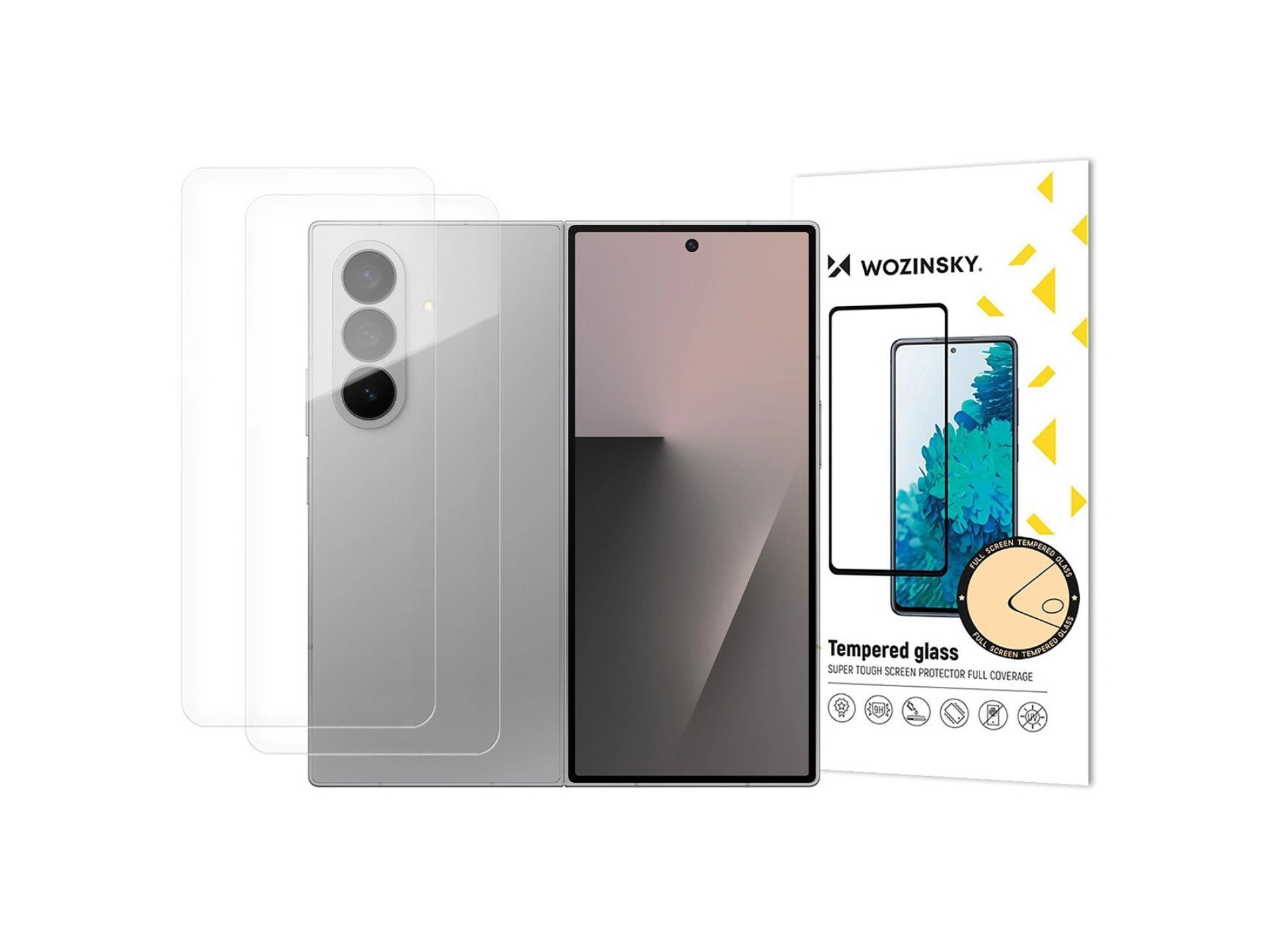 Wozinsky TPU Full Body Screen Protector for Samsung Galaxy Z Fold 7, Set of 2