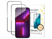 Pel�cula de vidro temperado Wozinsky com cola total, pacote com 2 unidades, para iPhone 17/16 Pro