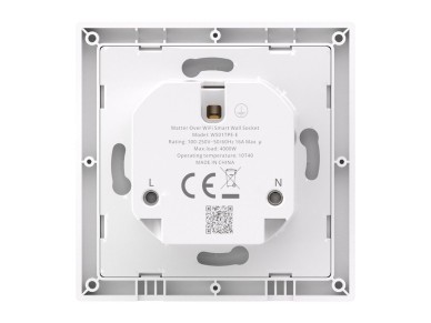 Enchufe de pared inteligente WiFi Sonoff WS01TPE-E (Tipo E)