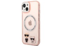 Capa rígida rosa Karl Lagerfeld KLHMP14MHKCP para iPhone 14 Plus 6.7 / Magsafe de alumínio rosa Karl Capa rígida rosa Karl Lagerfeld KLHMP14MHKCP para iPhone 14 Plus 6.7 / Magsafe de alumínio rosa Karl