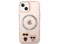 Capa rígida rosa Karl Lagerfeld KLHMP14MHKCP para iPhone 14 Plus 6.7 / Magsafe de alumínio rosa Karl Capa rígida rosa Karl Lagerfeld KLHMP14MHKCP para iPhone 14 Plus 6.7 / Magsafe de alumínio rosa Karl