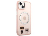 Capa rígida rosa Karl Lagerfeld KLHMP14MHKCP para iPhone 14 Plus 6.7 / Magsafe de alumínio rosa Karl Capa rígida rosa Karl Lagerfeld KLHMP14MHKCP para iPhone 14 Plus 6.7 / Magsafe de alumínio rosa Karl