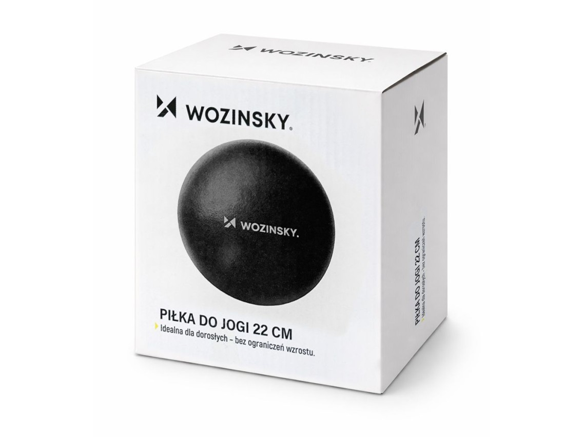 Balón de rehabilitación Wozinsky WPDP-C22 de 22 cm - negro