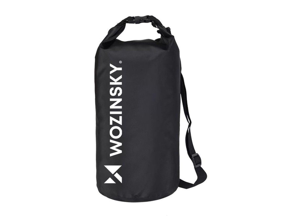Bolsa impermeable Wozinsky WWK-30 para kayak SUP de 30 l - negra