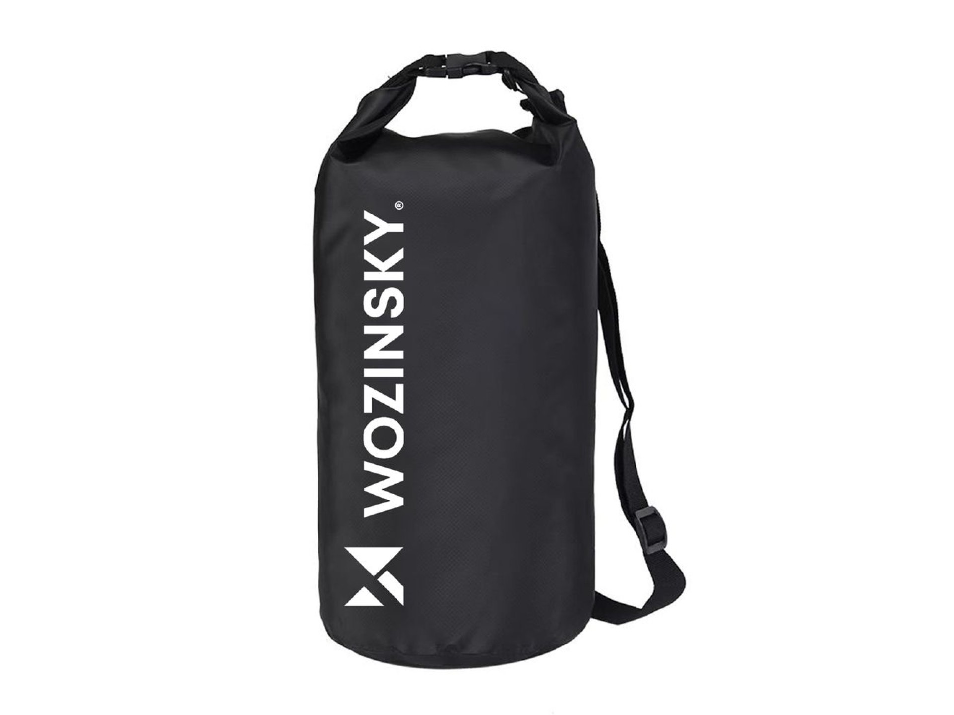 Bolsa impermeable Wozinsky WWK-10 para SUP y kayak de 10 litros - negra
