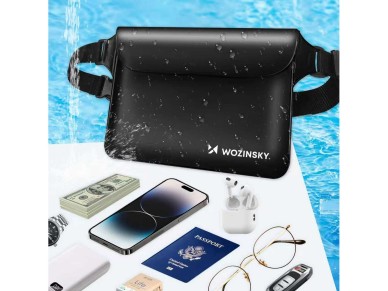Ri�onera impermeable de PVC Wozinsky WWS-01 - Negra