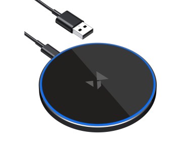 Wozinsky WLI-01Y 15W Qi Inductive Charger with USB-C Cable - Black
