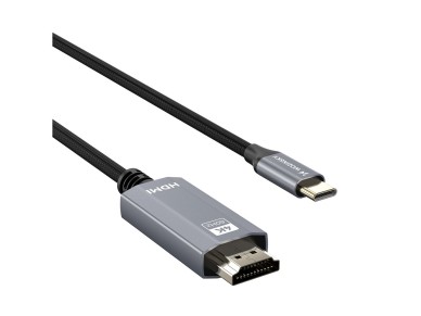 Cable Wozinsky WCCH-01 USB-C - HDMI 4K 60Hz de 1,8 m - Negro