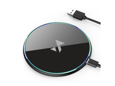 Wozinsky WLI-01Y 15W Qi Inductive Charger with USB-C Cable - Black