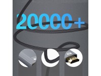 Cabo Wozinsky WCCH-01 USB-C para HDMI 4K 60Hz de 1,8 m - Preto