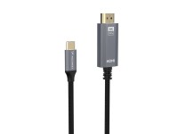 Cabo Wozinsky WCCH-01 USB-C para HDMI 4K 60Hz de 1,8 m - Preto
