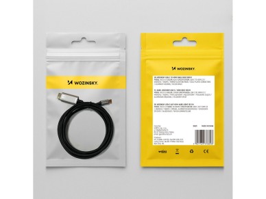 Cable Wozinsky WCCH-01 USB-C - HDMI 4K 60Hz de 1,8 m - Negro