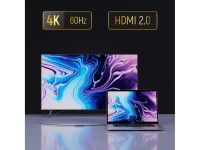 Wozinsky WACH-01 USB-C - HDMI 4K 60Hz Adapter - Black
