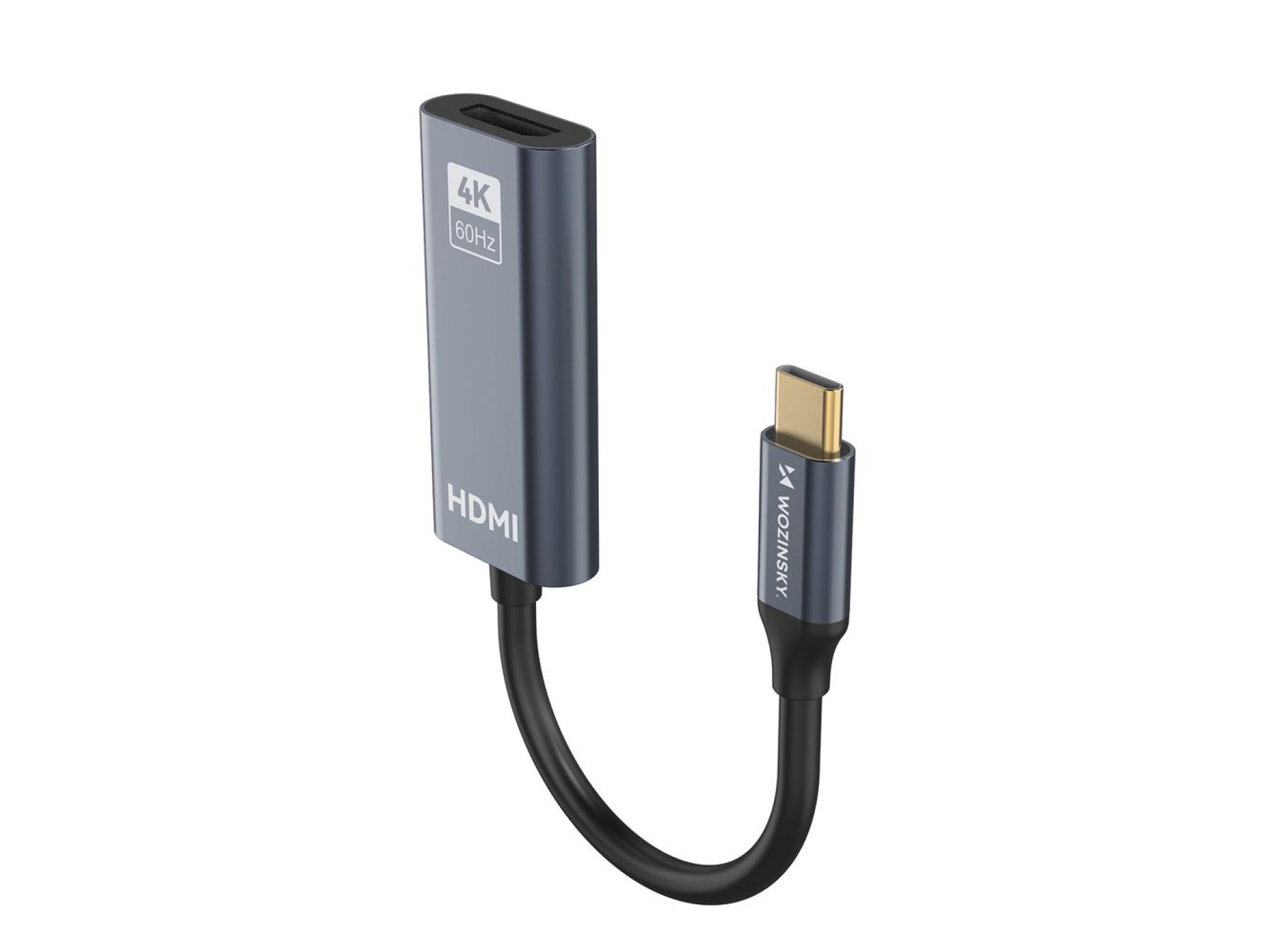 Wozinsky WACH-01 USB-C - HDMI 4K 60Hz Adapter - Black