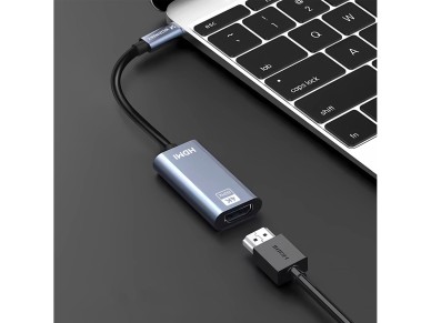 Adaptador Wozinsky WACH-01 USB-C - HDMI 4K 60Hz - Negro