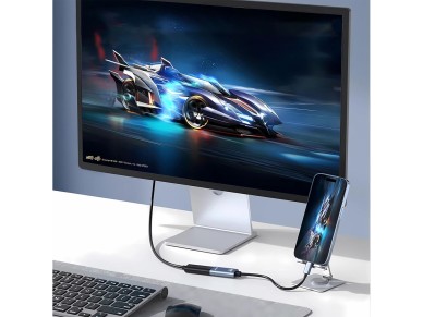 Adaptador Wozinsky WACH-01 USB-C - HDMI 4K 60Hz - Negro