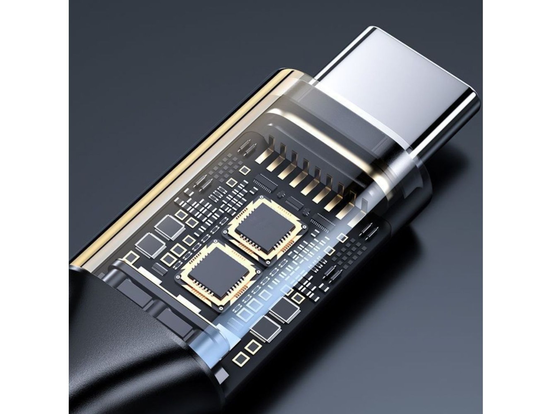 Adaptador USB-C Wozinsky WACM-01 - Miniconector de 3,5 mm - Negro