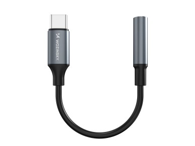Wozinsky WACM-01 USB-C Adapter - 3.5mm Mini Jack - Black