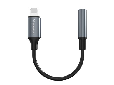 Wozinsky WALJ-01 Lightning adapter - 3.5mm mini jack - black