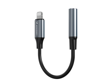 Wozinsky WALJ-01 Lightning adapter - 3.5mm mini jack - black