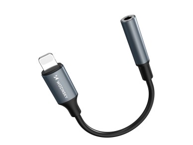 Wozinsky WALJ-01 Lightning adapter - 3.5mm mini jack - black