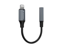 Adaptador Lightning Wozinsky WALJ-01 - mini jack de 3,5 mm - preto Adaptador Lightning Wozinsky WALJ-01 - mini jack de 3,5 mm - preto